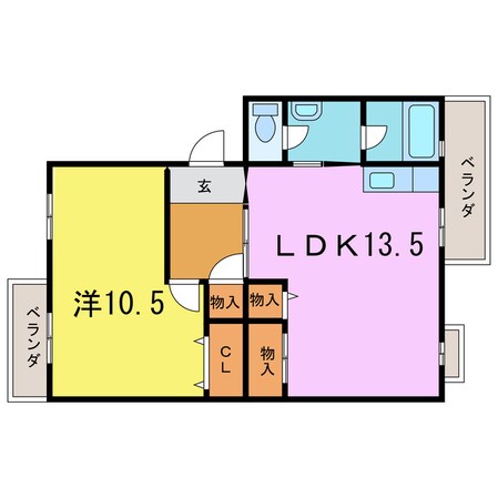 メゾン酒井Ｂの物件間取画像